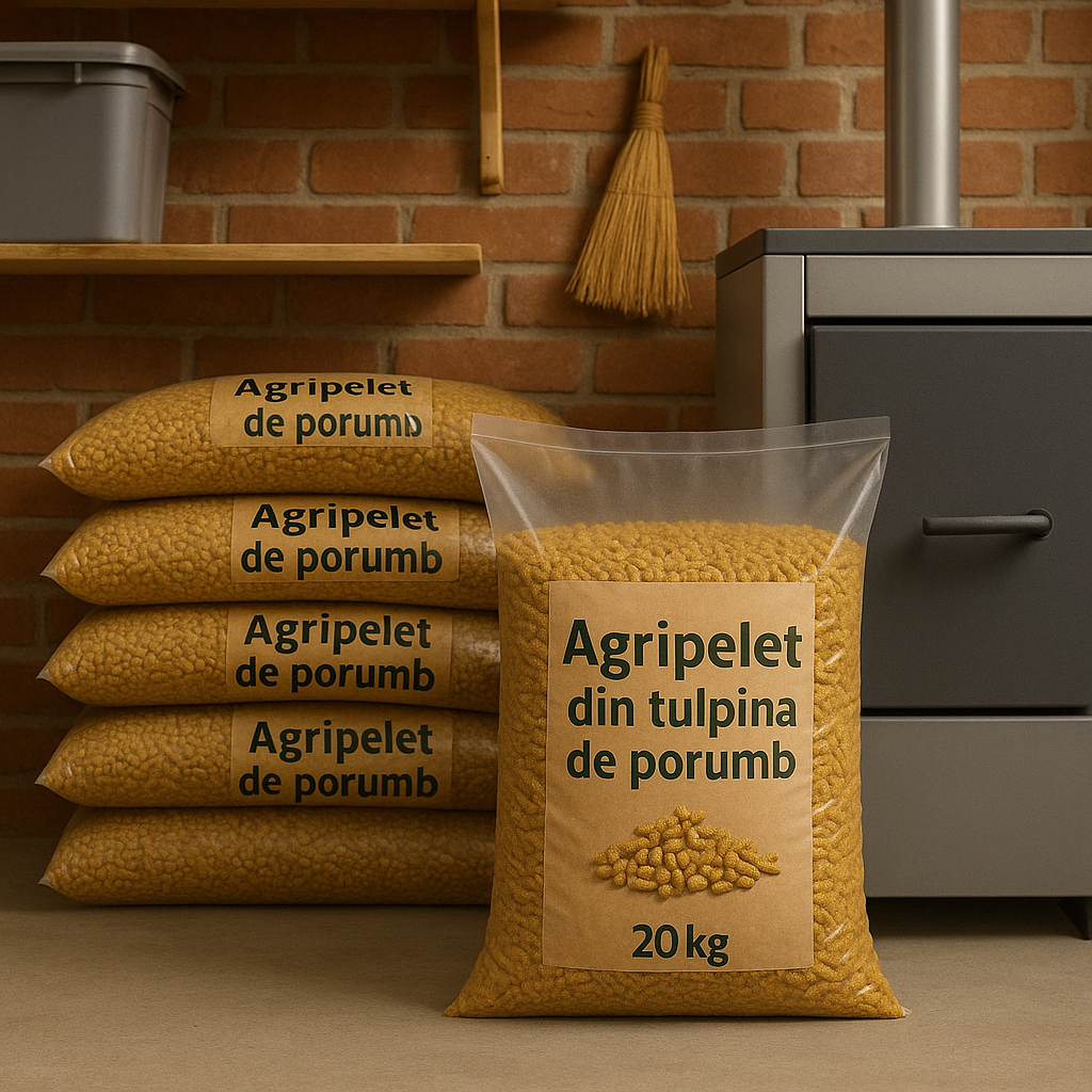 Agripelet din tulpina de porumb